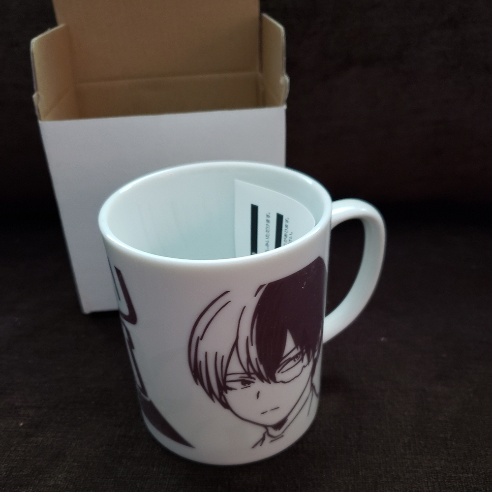 My Hero Academia MHA BNHA Shouto Todoroki Color Changing Hot Cold Mug Cup NWOT
